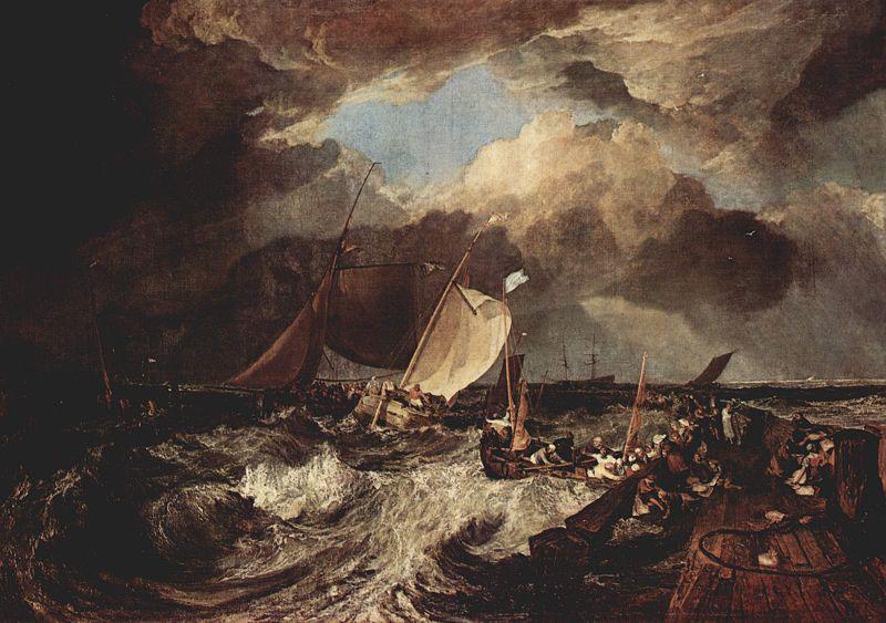 Joseph Mallord William Turner Calais Pier oil painting picture